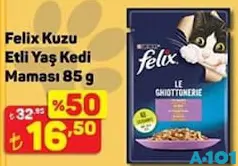 FELİX KUZU ETLİ YAŞ KEDİ MAMASI 85 G